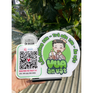Biển quét mã Qr,in logo theo yêu cầu.