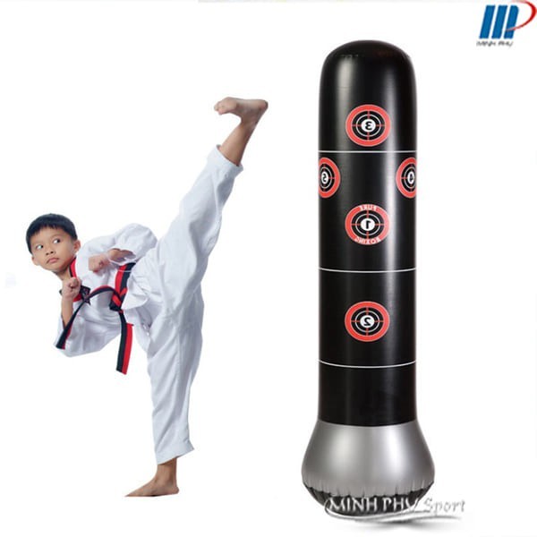 Trụ Đấm Bốc - Bao trụ đấm bốc boxing tự đứng Bền hơn, ưu việt hơn + TẶNG BƠM