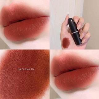 Son MAC 646 Marrakesh matte màu son đỏ nâu trầm ấm fullsize fullbox
