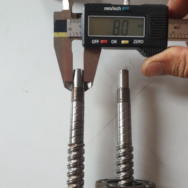 Vít me bi misumi 1210 dài 320 hành trình 200mm máy in 3d xy tiện phay mini