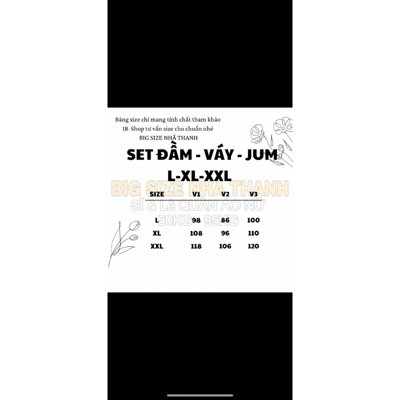 ĐẦM BABY CARO 👉 BIG SIZE 60-90KG