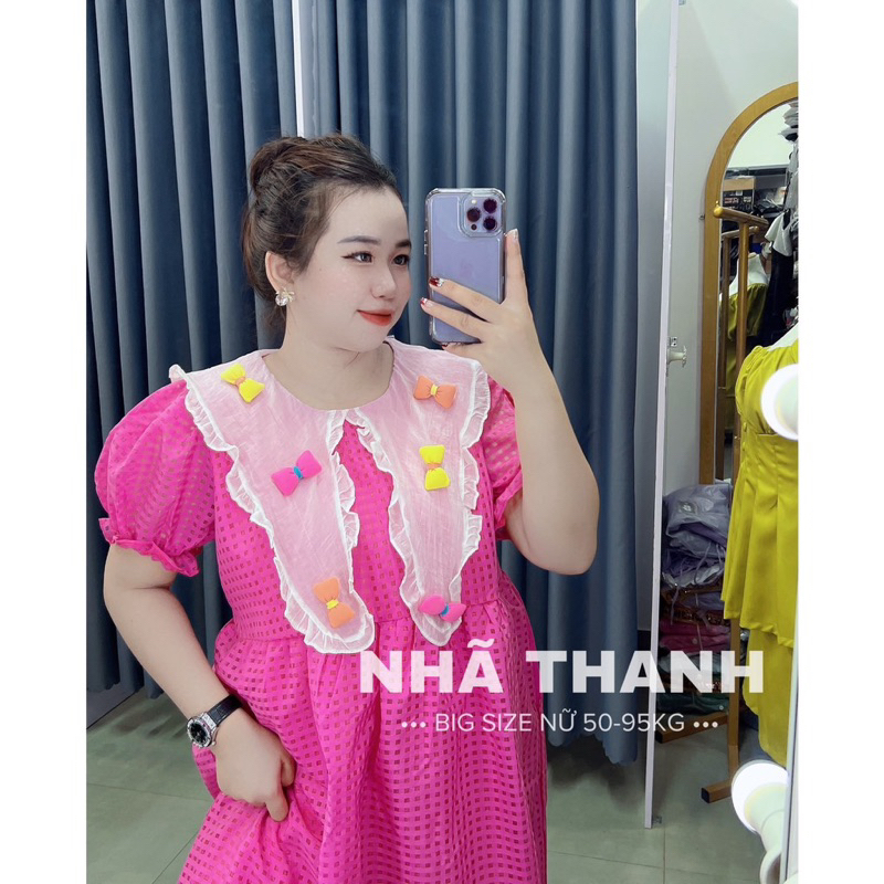 ĐẦM BABY CARO 👉 BIG SIZE 60-90KG