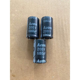 Tụ hoá 200v 120uf 680uf mới chính hãng