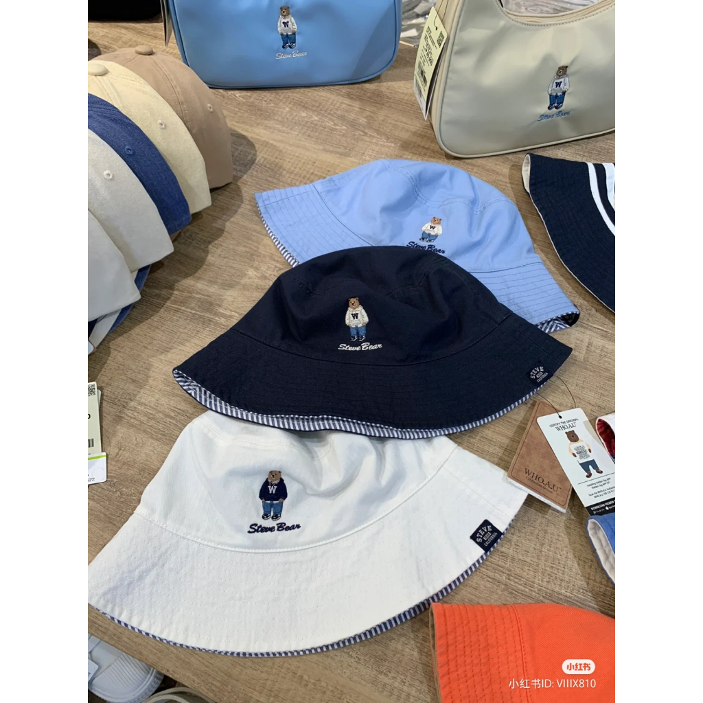 Nón gấu 2 mặt Whoau, đội được 2 kiểu