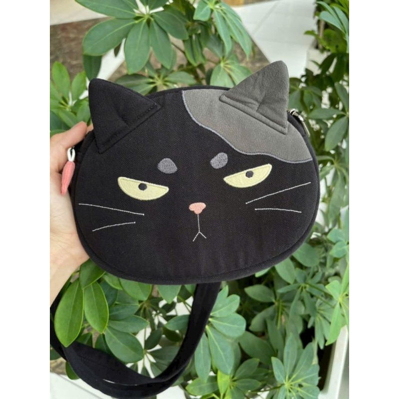 Túi đeo chéo mèo đen HikosenCara