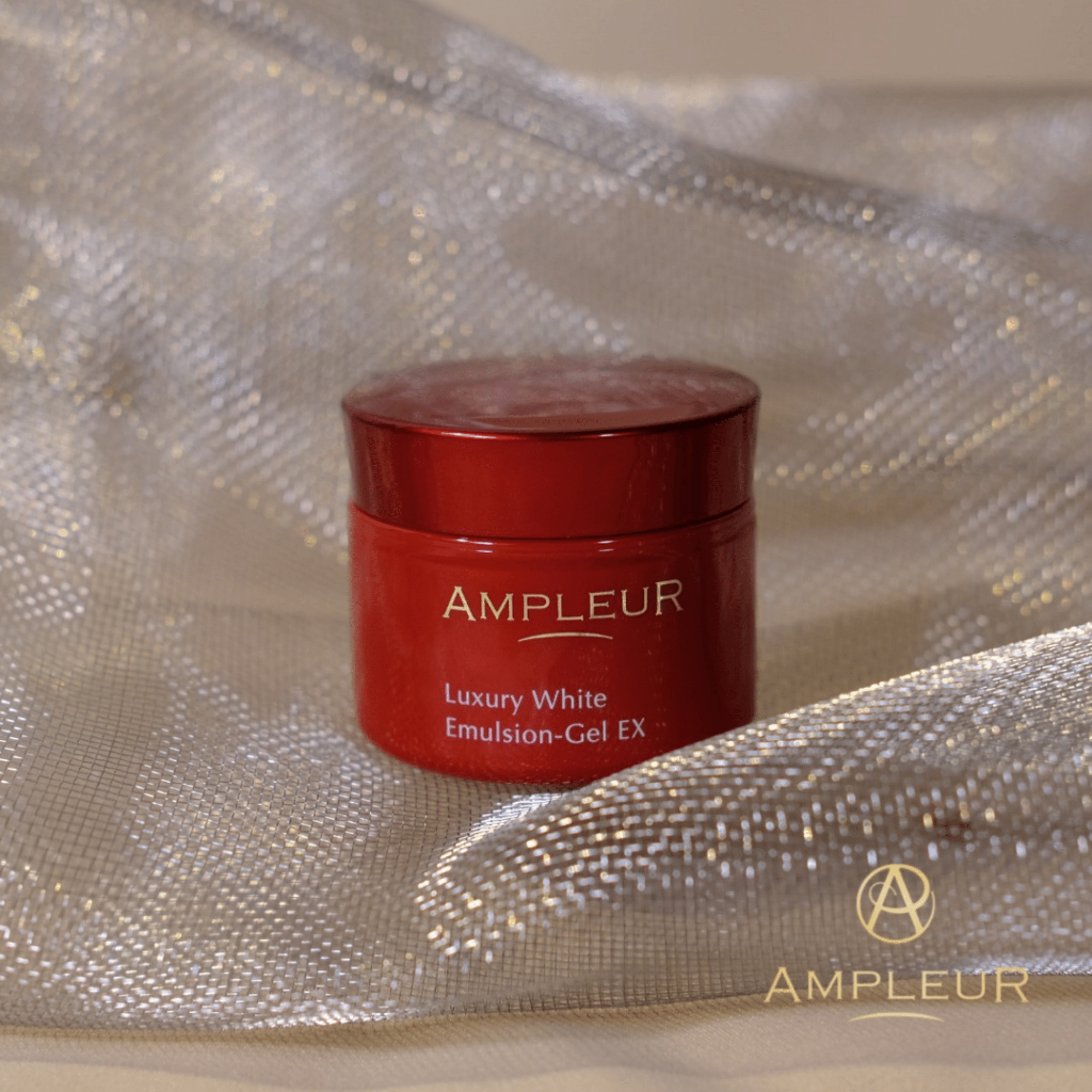 Kem Dưỡng Cấp Ẩm, Chống Lão Hóa AMPLEUR Luxury White Emulsion-Gel Ex Brightening Lifting Formula 50gr Nhật Bản