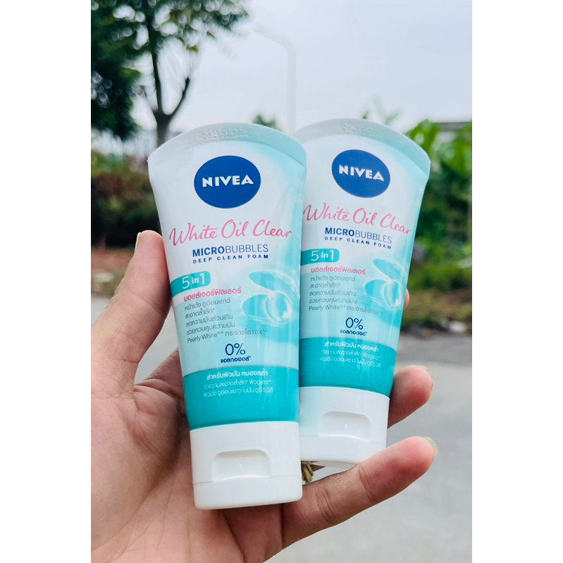 Sữa Rửa Mặt NIVEA Bright Oil Clear Kiểm Soát Nhờn | Sáng Da