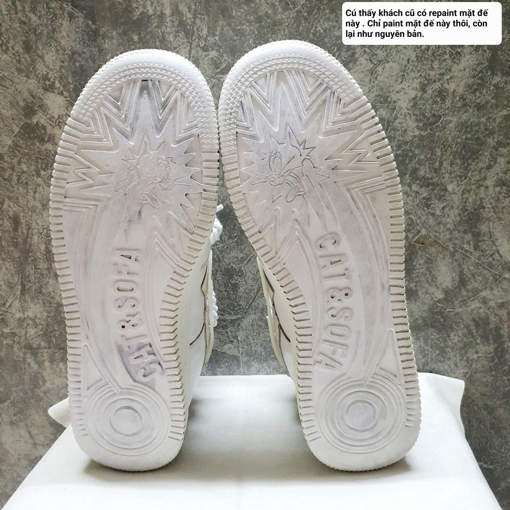 2hand  Giày Cat&Sofa full trắng