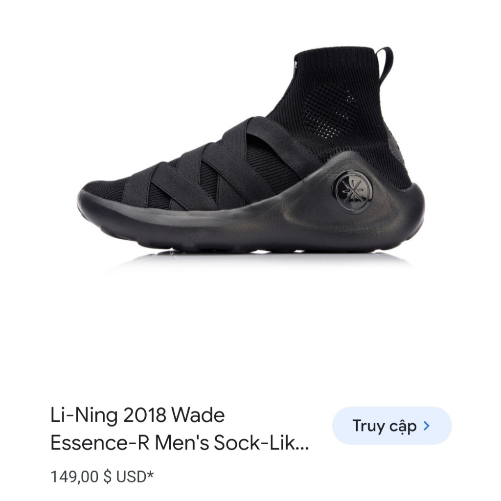 2hand  Giày bóng rổ Liningg Full đen