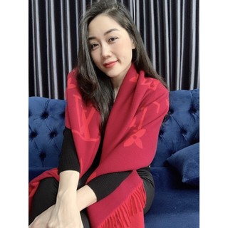 Khăn choàng dạ lv cao cấp hoạ tiết sắc nét trẻ trung_miuna