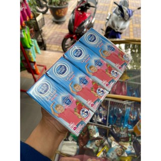 LỐC 4 HỘP SỮA DUTCH LADY CAO KHỎE HƯƠNG DÂU 180ML