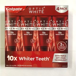 Kem đánh răng trắng răng Colgate Optic White Renewal của Mỹ