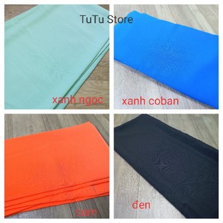 Vải may áo dài cao cấp vải silk lụa màu ( khổ 1m55)