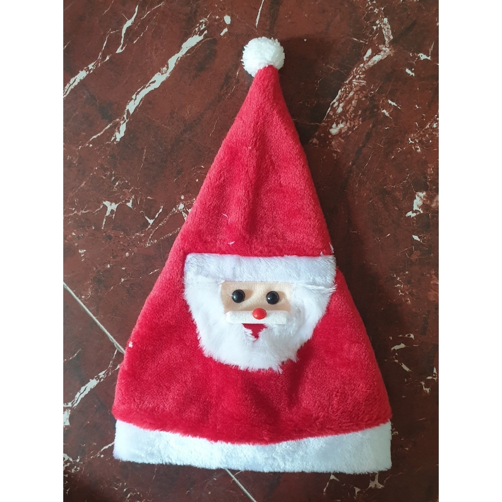 Sỉ mũ noel cho bé và người lớn vải nhung mềm mịn, nón ông già noel hóa trang giáng sinh