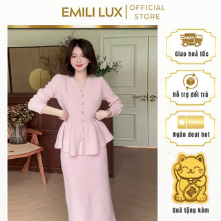 Váy kiểu cách điệu Emili phong cách kiểu nữ, phong cách tiểu thư 