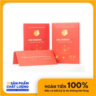 Nhân sâm hòa tan cnd ginseng red hộp 07 gói