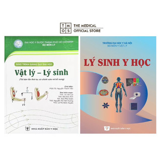 Sách - combo vật lý - lý sinh và lý sinh y học đh y hà nội tmos
