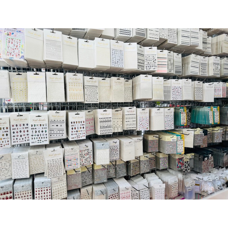Tấm Sticker nhiều mẫu Khác Nhau Dùng Để Dán Móng Nail💅💅💅