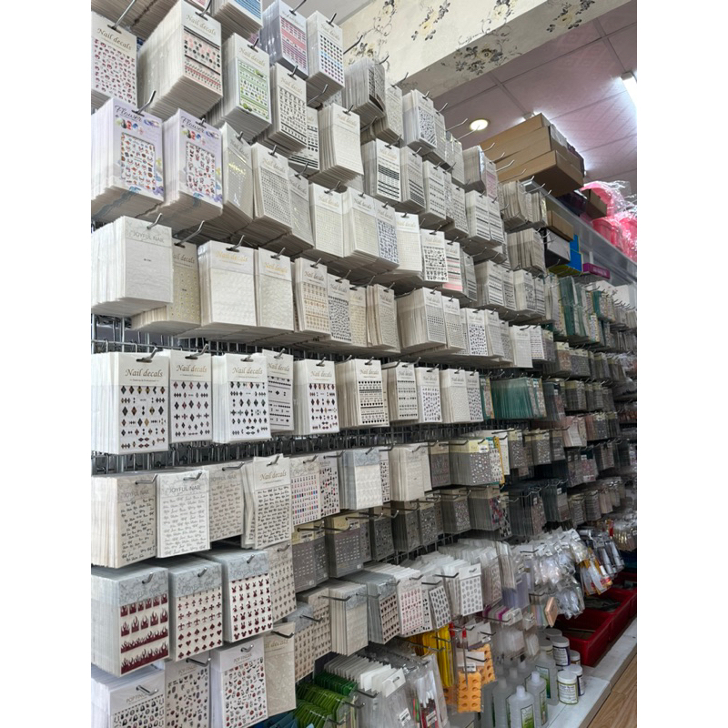 Tấm Sticker nhiều mẫu Khác Nhau Dùng Để Dán Móng Nail💅💅💅