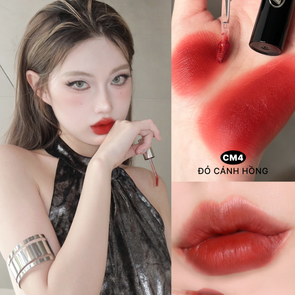 Son Kem Lì, Mịn Mượt Nhẹ Môi, Bền Màu Merzy Cyber Mellow Tint 4g