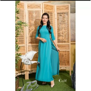 Vải may áo dài cao cấp vải silk lụa màu ( khổ 1m55)