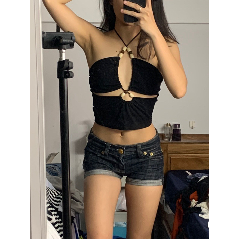 Thanh lý - Áo kiểu hiệu zara, hm, qccc, form tôn dáng, trendy hoạ tiết, thấm hút mồ hôi, dáng croptop, trễ vai, áo len