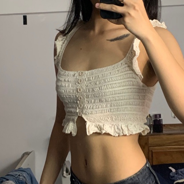 Thanh lý - Áo kiểu hiệu zara, hm, qccc, form tôn dáng, trendy hoạ tiết, thấm hút mồ hôi, dáng croptop, trễ vai, áo len