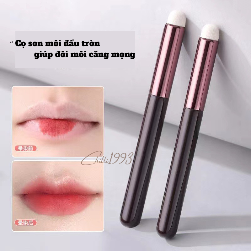 Cọ Tán Son Môi , Che Khuyết Điểm Môi Giúp Đều Màu Son , Bám Lâu Trên Môi