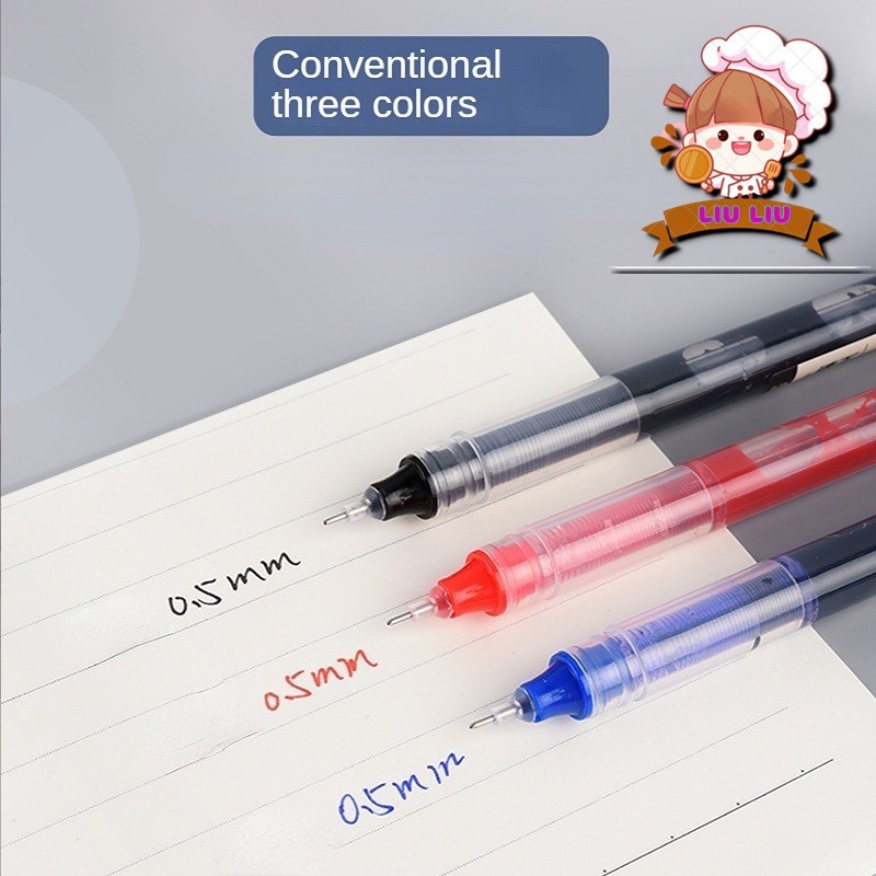 Siêu Phẩm - Bút Mực Gel Dạng Lỏng Đầu Kim Lăn Thẳng 0.5mm Đơn Giản Nhanh Khô Sức Chứa Lớn | BigBuy360 - bigbuy360.vn