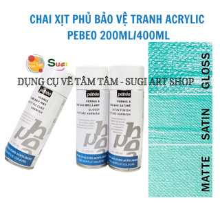Vecni Pebeo - Chai Xịt Phủ Bảo Vệ Tranh Acrylic Pebeo