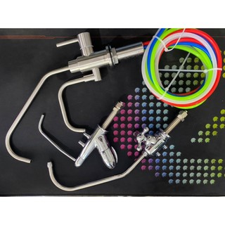 Vòi nước Cổ thấp cổ cao 3 4 đầu dùng cho máy lọc nước ION Kiềm Kangen Ionizer trim ion