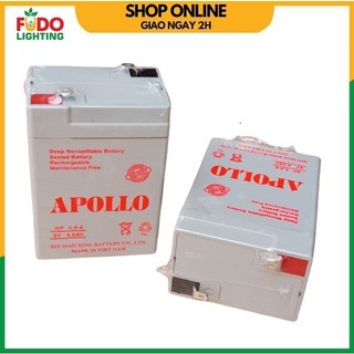 Bình ắc quy khô apollo 6v 4ah hàng chính hãng