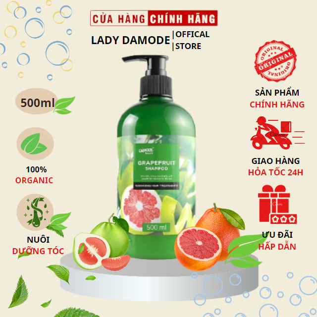 Dầu Gội Bưởi GRAPEFRIUT SHAMPOO Chống Rụng Tóc, Nuôi Dưỡng Da Đầu, Kích Thích Mọc Tóc