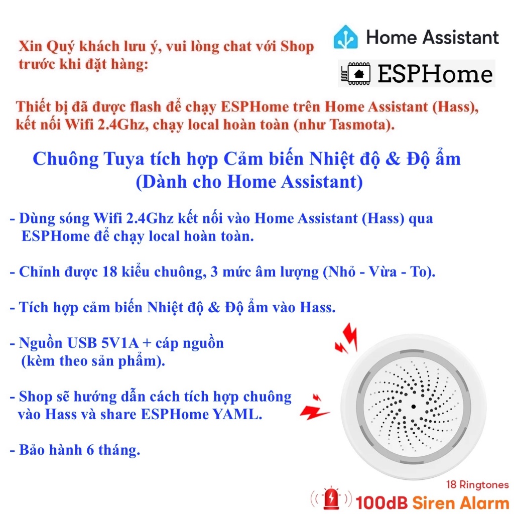 Thiết bị Tuya / Sonoff chạy ESPHome / MQTT / Tasmota / Matter trên Home Assistant  -