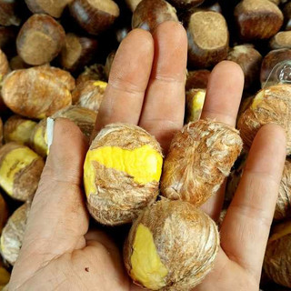 1kg hạt dẻ bóc vỏ còn vỏ lụa đóng túi hút chân không