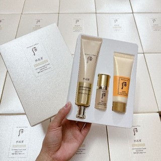 Sét Chống Nắng Chống Nhăn Whoo Vàng 50ml mẫu mới nội địa