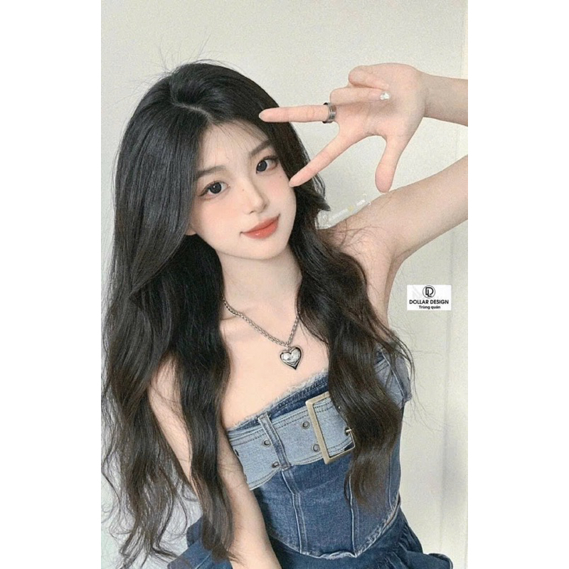 Áo jean ống cài nút thời trang siêu hót