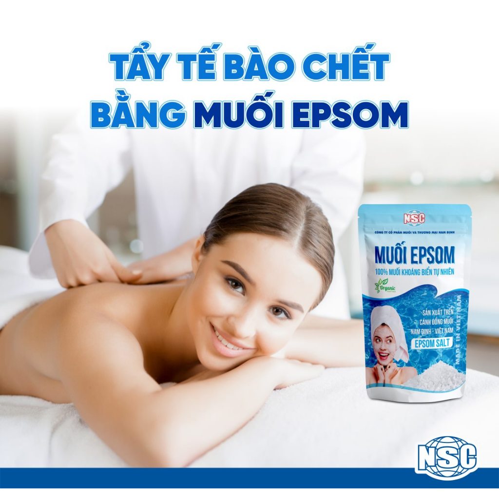 Muối Tắm EPSOM NSC Tự Nhiên - Muối Magie Cho Da Mụn, Viêm Da Cơ Địa, Mẩn Ngứa VIET HEALTH CARE 200g | BigBuy360 - bigbuy360.vn