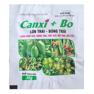Canxi-Bo Chống nứt trái, Đậu Trái Tối Đa, phân bón siêu canxi Bo