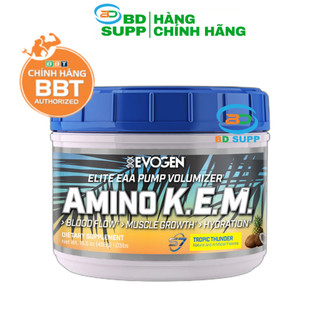 [Hàng BBT] Evogen AMINO KEM Intra-Workout (30sv), 8.5G EAA, 50MG S7, Hỗ Trợ Phục Hồi, Tăng Sức Bền