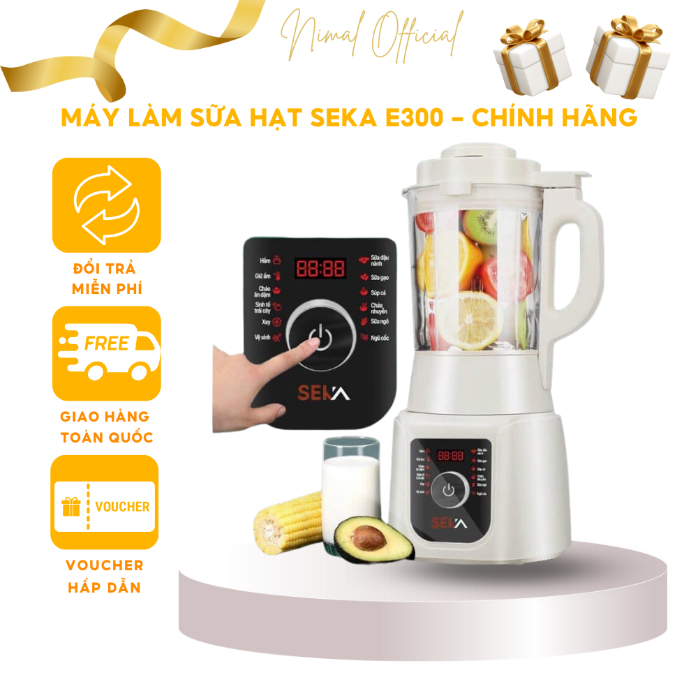 Sản phẩm Máy Làm Sữa Hạt Đa Năng 1.75L Xay Sinh Tố, Nấu Chậm, Nấu Soup 12 Chức Năng Hàng Chính Hãng NIMALSTORE