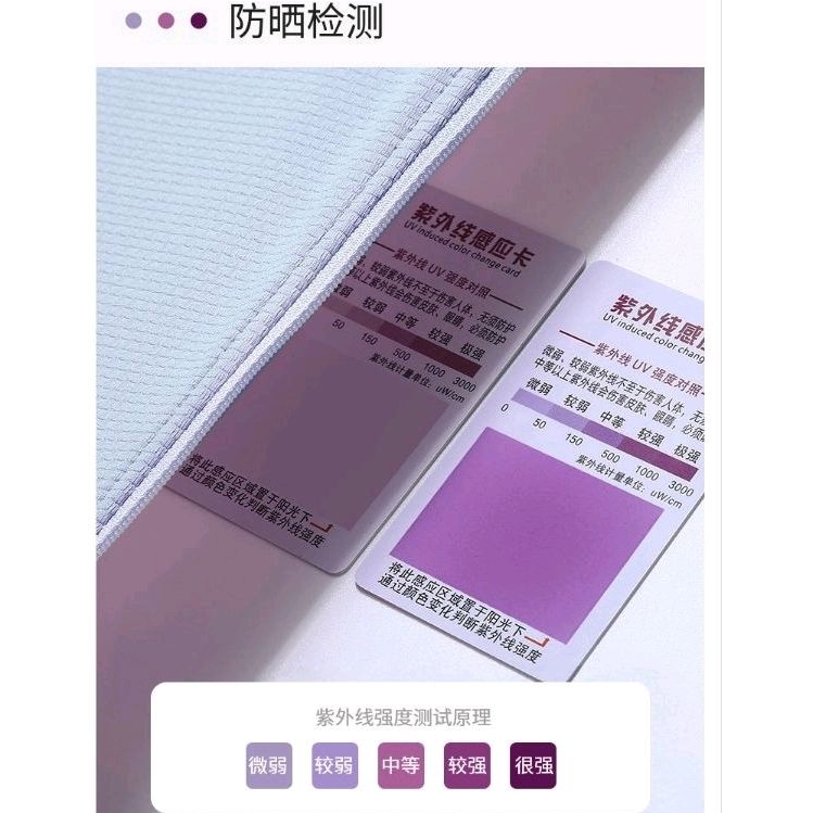 Thẻ Test Tia UV , Tia Cực Tím  Test Kem Chống Nắng , Test Áo Nắng,...