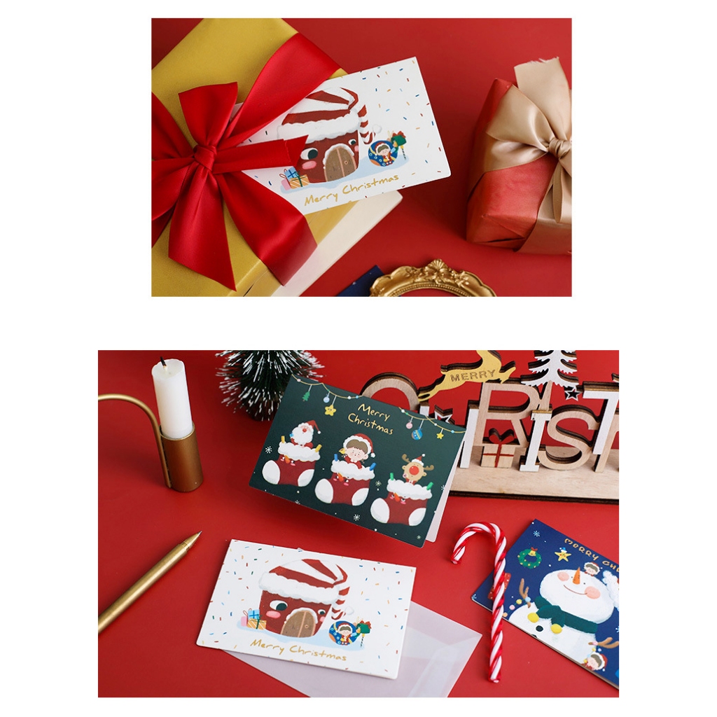 Thiệp Giáng Sinh Kèm Phong Bì - Thiệp Ghi Lời Chúc Giáng Sinh