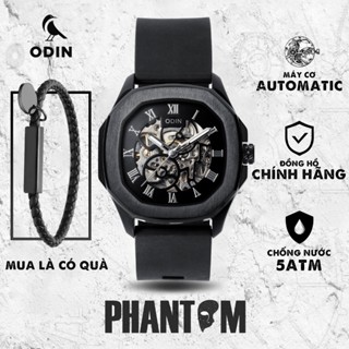 Đồng hồ Nam ODIN -THE PHANTOM | Máy cơ Automatic - Chống nước 5ATM - kính hardlex TẠNG KÈM DÂY ĐEO