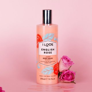 Sữa tắm tinh dầu hoa hồng I Love English Rose 360ml