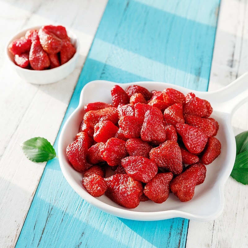 Dâu tây sấy dẻo không đường, dâu tây dẻo sấy lạnh, đẹp da, chống lão hoá, giảm cân