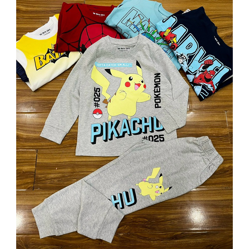 Bộ cotton bé trai siêu đẹp xuất dư