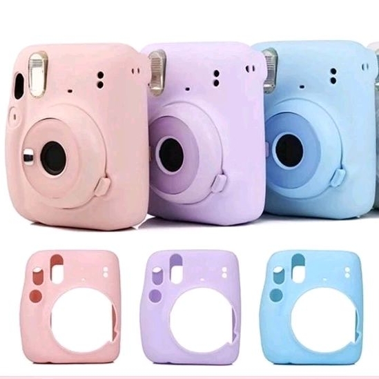 Vỏ Silicon siêu mềm bảo vệ máy ảnh Instax Mini 11