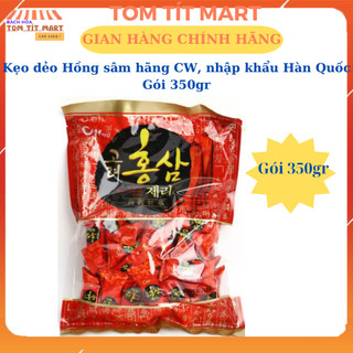 Kẹo hồng sâm dẻo hãng CW cao cấp gói 350gr nhập khẩu Hàn Quốc