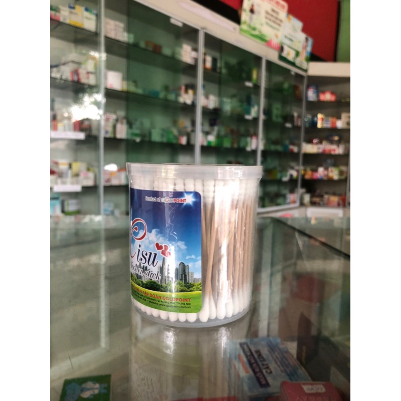 ✅Tăm bông Misu chất lượng đứng đầu -Tăm trẻ em lõi giấy 200 que